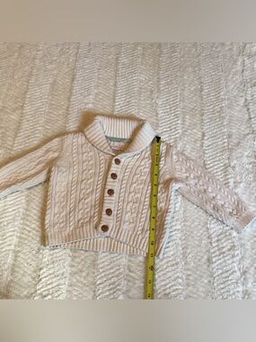 Baby Girls Beautiful Ivory Knit Tommy Bahama 3-6 Months Sweater Top